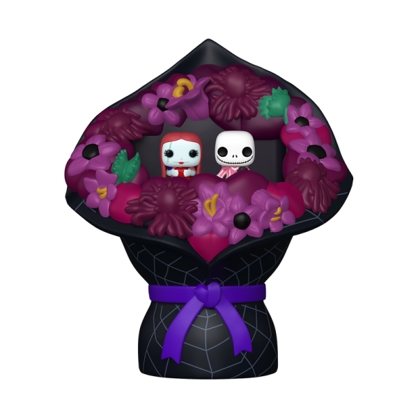 Nightmare Before Christmas Bitty POP! Bouquet Vinyl Figuren Sally & Jack Skellington (Valentine) 4 cm